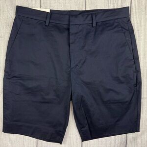 NWT! Uniqlo Chino Shorts Stretch Navy Sz Medium Slim